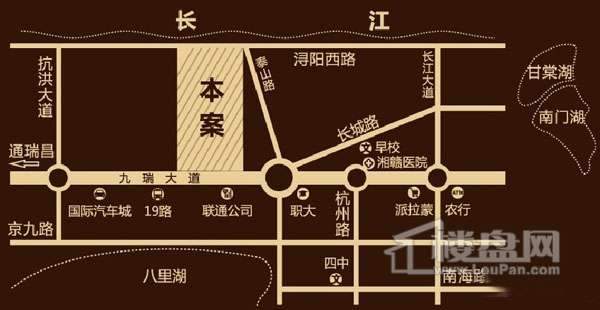 九江曼城交通图