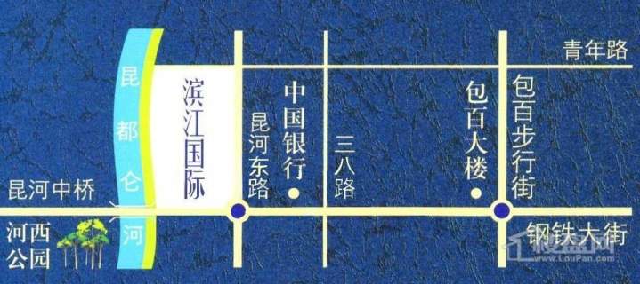 滨江国际位置图