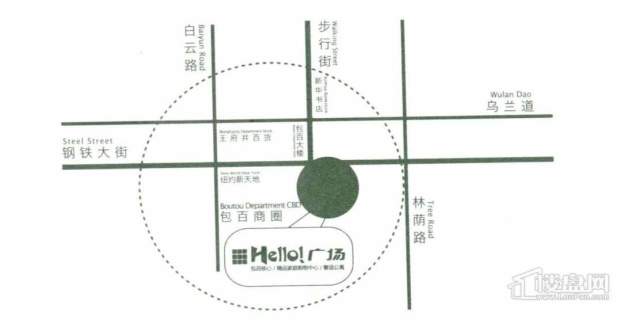 Hello广场位置图