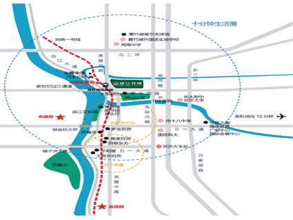 珠江花城位置图