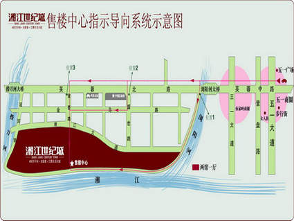 湘江世纪城小区分布图图片