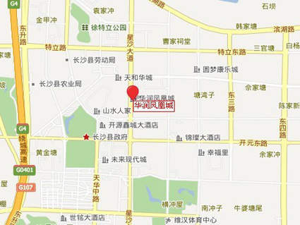 华润凤凰城位置图