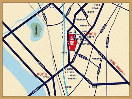 中铁建•荷塘星城位置图