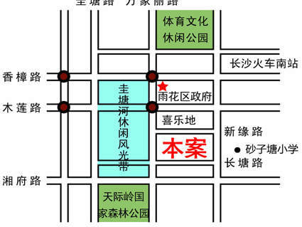 新里程潇湘名城 位置图