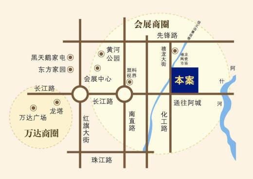 尚东辉煌城位置图