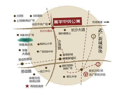 嘉宇中央公寓位置图