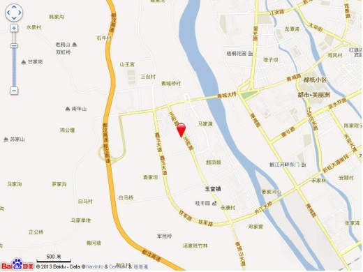 玉堂·岷江国际旅游度假区位置图