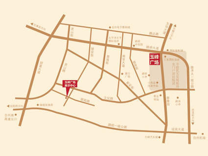 玉峰广场位置图