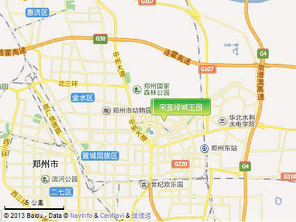 郑州怡商花园式商务会馆位置图