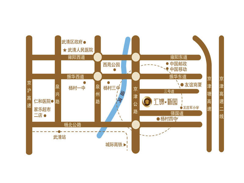 汇锦新园位置图