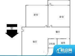 2室2厅1卫 东 89.00㎡