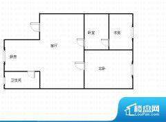 3室2厅1卫 西 70.00㎡