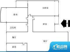 3室2厅2卫 南北 85.00㎡