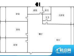 4室2厅1卫 南 101.40㎡