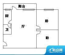 2室1厅1卫 东南 60.00㎡