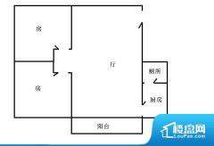 2室2厅1卫 东南 65.00㎡