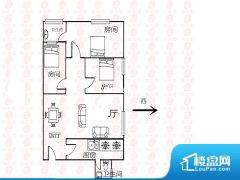 3室2厅1卫 西 106.00㎡