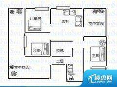 5室3厅3卫 东 154.00㎡