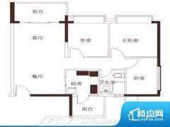 2室2厅1卫 东北 81.70㎡