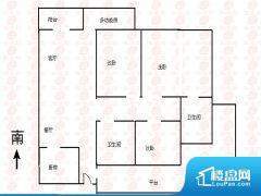 3室2厅2卫 南 98.00㎡