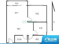 2室1厅1卫 东北 95.00㎡