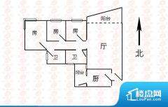 3室2厅2卫 西北 118.00㎡