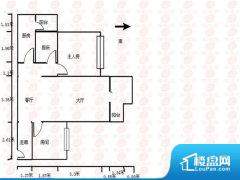 2室2厅2卫 南 76.00㎡