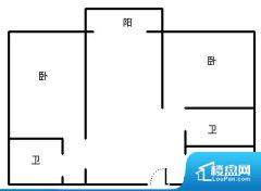 2室2厅2卫 东南 78.00㎡