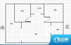 2室2厅1卫 南 95.00㎡