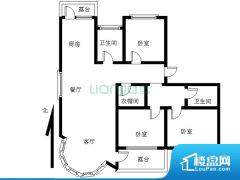 3室2厅2卫 南 110.96㎡