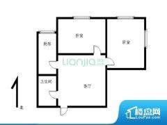 2室1厅1卫 东北 52.23㎡