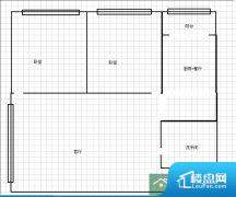 2室1厅1卫 东北 64.00㎡