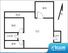 3室2厅1卫 西南 80.23㎡