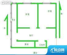 2室1厅1卫 东南 86.70㎡