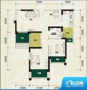 3室3厅2卫 东 75.60㎡