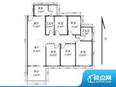 4室2厅2卫 东 144.70㎡