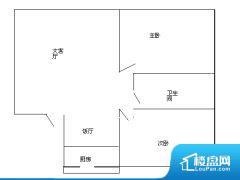 2室2厅1卫 南北 89.00㎡