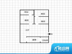 3室1厅1卫 南北 58.90㎡