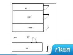 2室1厅1卫 东西 78.00㎡