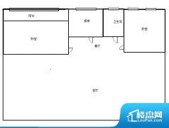 2室2厅1卫 南北 104.00㎡