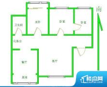 3室2厅1卫 东西 118.00㎡