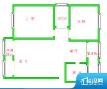 2室2厅1卫 东 83.70㎡