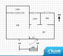 1室1厅1卫 南 42.00㎡