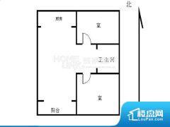 2室2厅1卫 南 92.92㎡