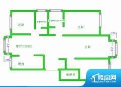 3室2厅2卫 西 117.00㎡