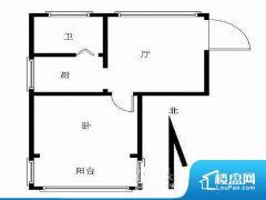 1室1厅1卫 南北 37.50㎡