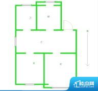 2室1厅1卫 西 62.00㎡