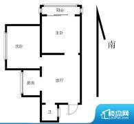 2室1厅1卫 东南 50.63㎡