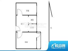 2室1厅1卫 东西 56.00㎡