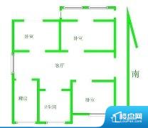 2室1厅0卫 南北 58.00㎡